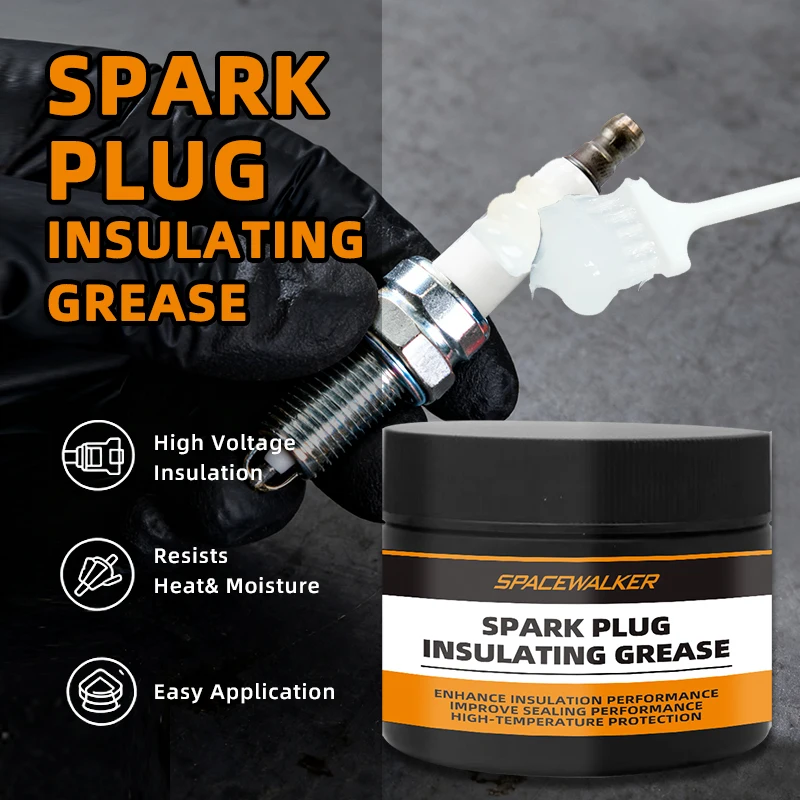 Car Spark Plug Insulating Grease High Voltage Insulating Ignition Coil Silicone Grease Temperature Corrosion Resistance