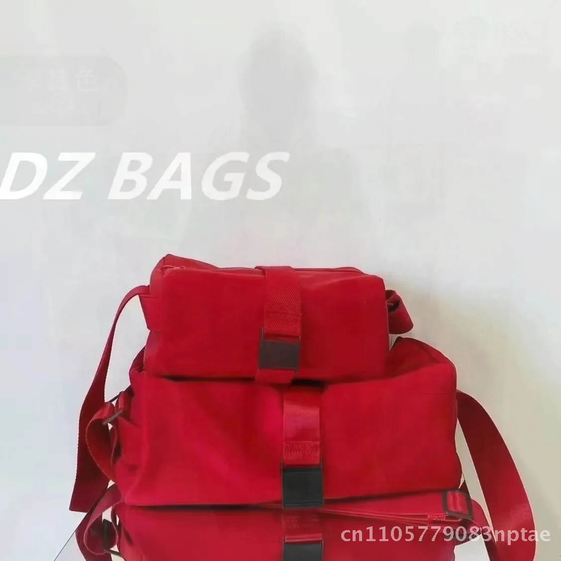 Picture 3: Women's Oxford Cloth Crossbody Bag Fashion High-End Small Size Horizontal Casual Solid Color Shoulder Commuter Fitness Bag