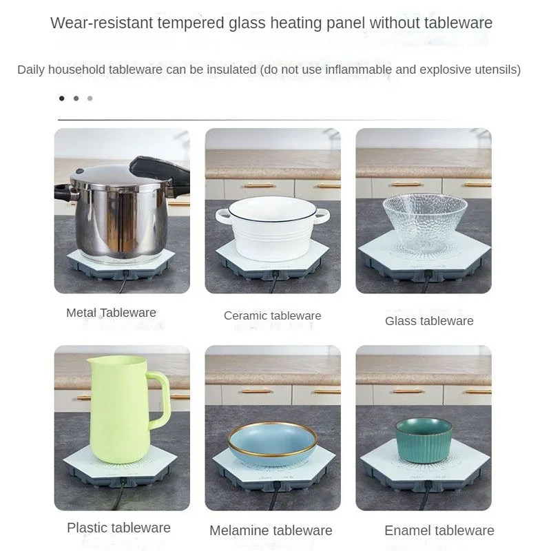 Imagem -05 - Multi-funcional Household Splicing Heat Dish Food Insulation Board Hot Dish Heating 2023 Novo