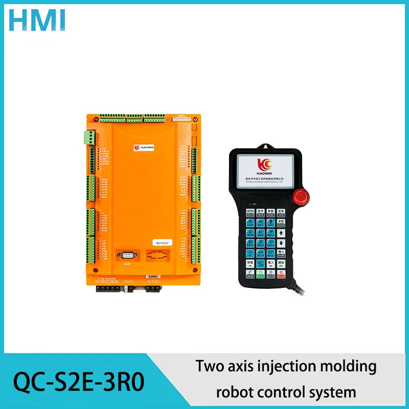 

HMI Two-Axis injection molding manipulator control system QC-S2E-4R5 HMI servo controller integrated drive and controller HMI