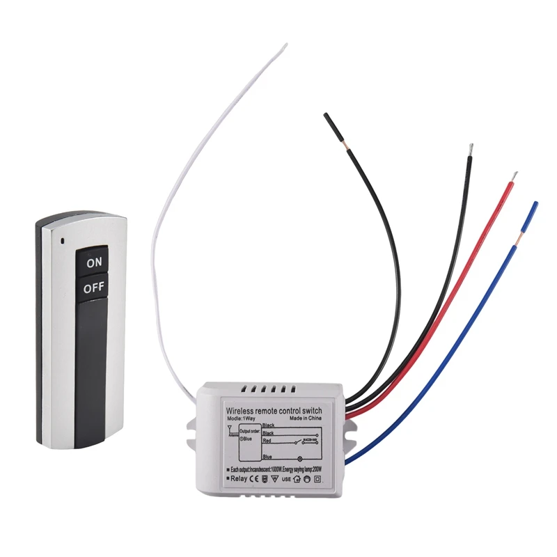 1 Way ON/OFF 220V Wireless Remote Control Switch Digital Remote Control Switch for Lamp & Light HT035A09G view 3