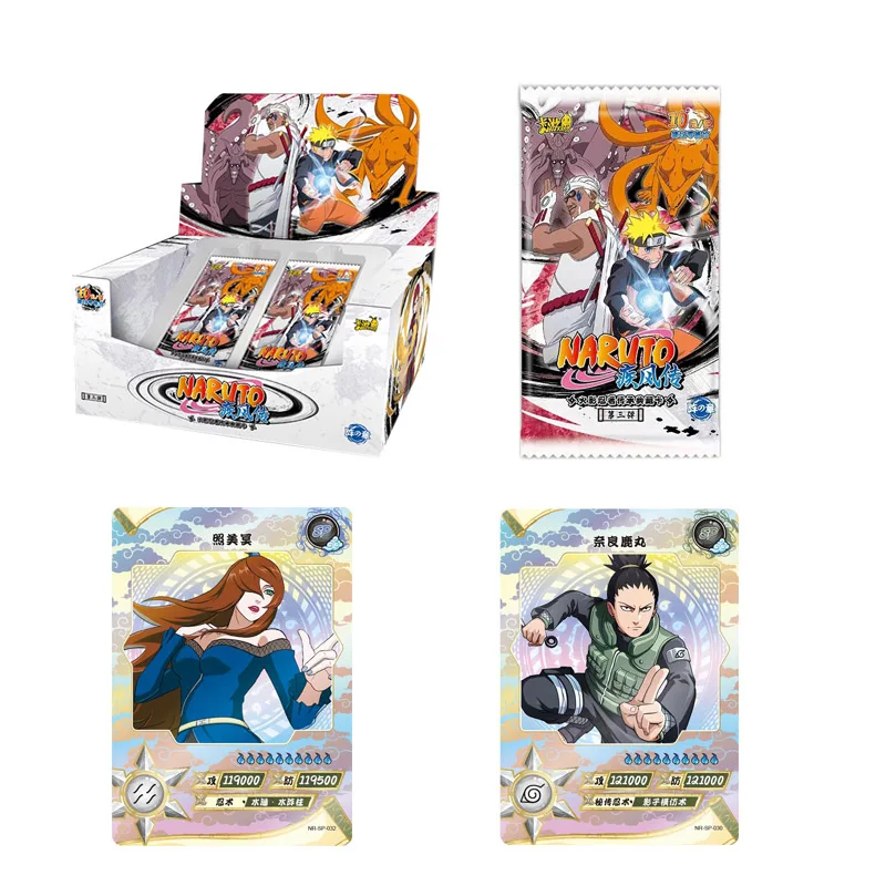 Carte da collezione Naruto KA YOU Tier 4 Wave 4 capitolo di formazione carte collezionabili per giochi da tavolo con personaggi Anime in stile caldo