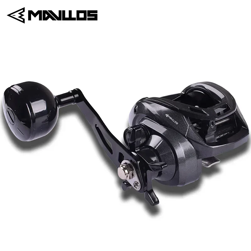 

Mavllos Decrk Saltwater Bait Casting Reel Drag Power 15KG Ratio 6.4:1 Resistant Corrosion Sea Fishing Jigging Bait Casting Reel