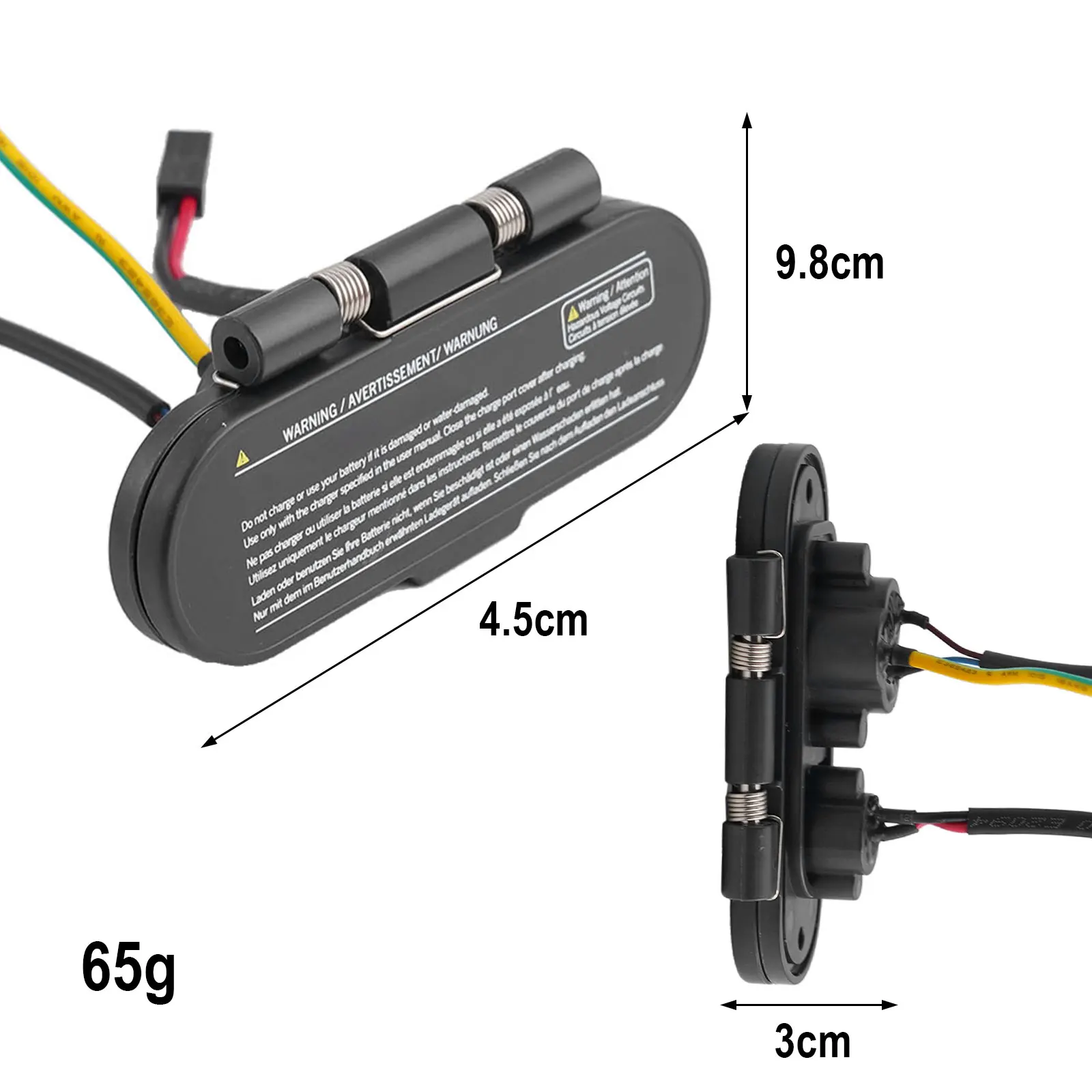 

Size About 10*4.5*3cm Module Charging Port Electric Scooter Charging Port Assembly E-Scooter Accessories For Ninebot MAX G30