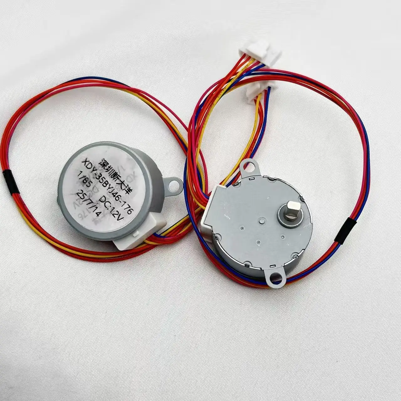 35BYJ46 Stepper Motor DC 12V 4-Phase 1:85 Gear Ratio for Smart Devices Small Appliances