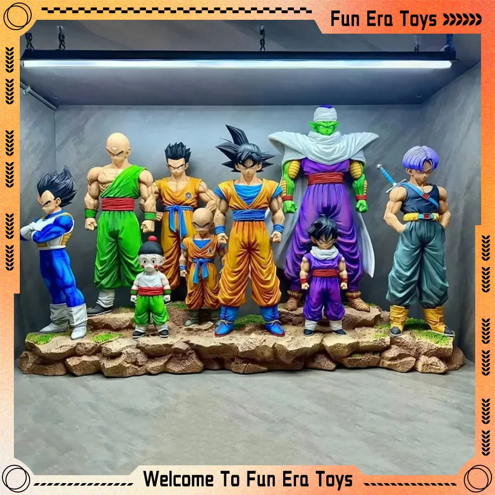 9pcs Dragon Ball Infinite Warrior Goku Gohan Vegeta Piccolo Torankusu Trendy Toy Model GK Figures Statue Decoration Toys Gifts