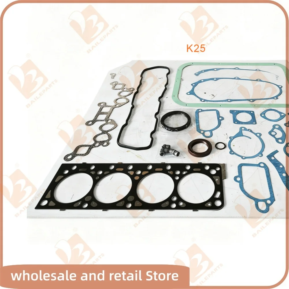 

For Nissan K25 Full Gasket Kit Set Diesel Engine Parts or Cylinder Head Gasket Overhaul Rebuild Kit Engine Spare Parts