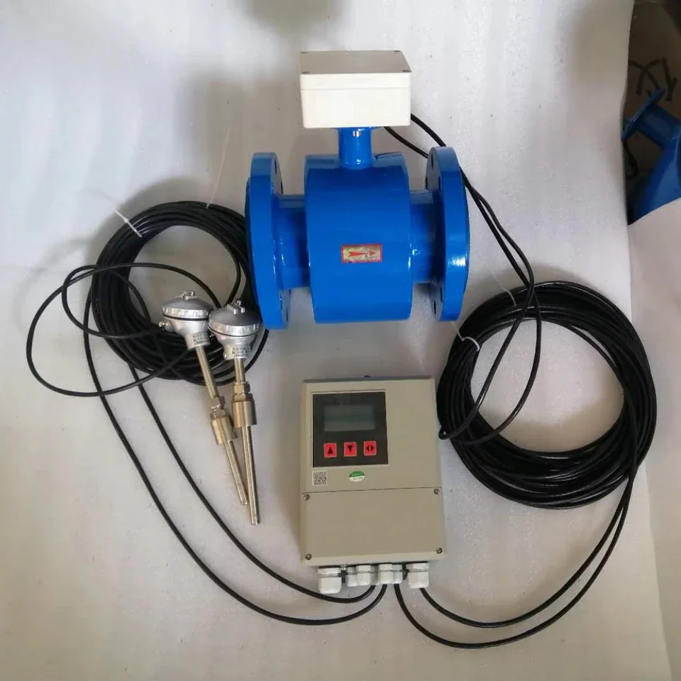 Heat Energy Meters Modbus RTU Communication Electromagnetic Alloy Steel Flange Liquid Hot Water