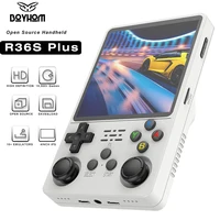 BOYHOM-consola portátil Retro R36PLUS, pantalla IPS de 4 pulgadas, 64GB, 128G, WiFi, NES, SNES, Game Boy Advance N64, PS1, PSP, emulador