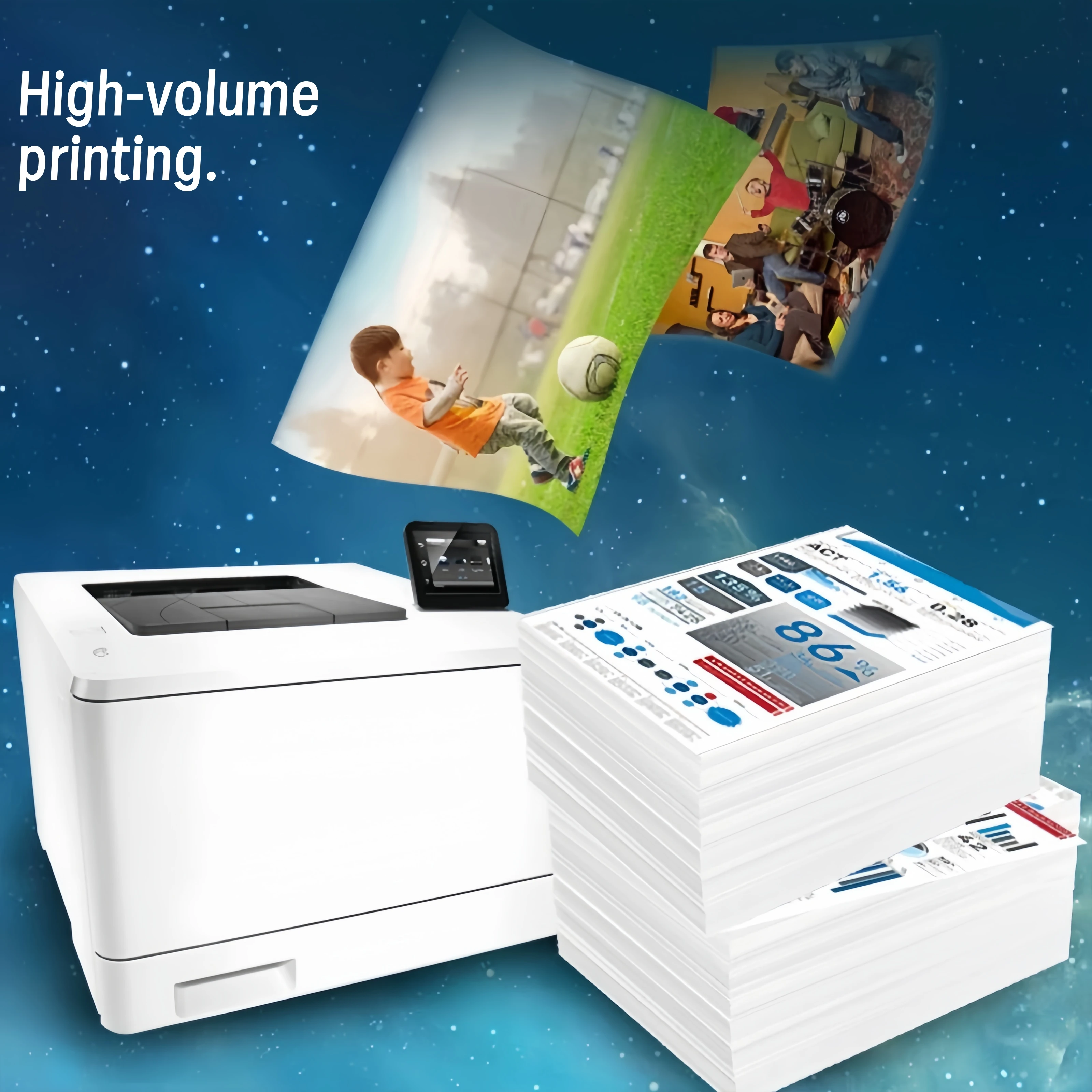 สําหรับ HP CF540A CF541A CF542A CF543A ตลับหมึกสําหรับ Color LaserJet Pro M254dw MFP M280nw M281fdn M281fdw แป้ง