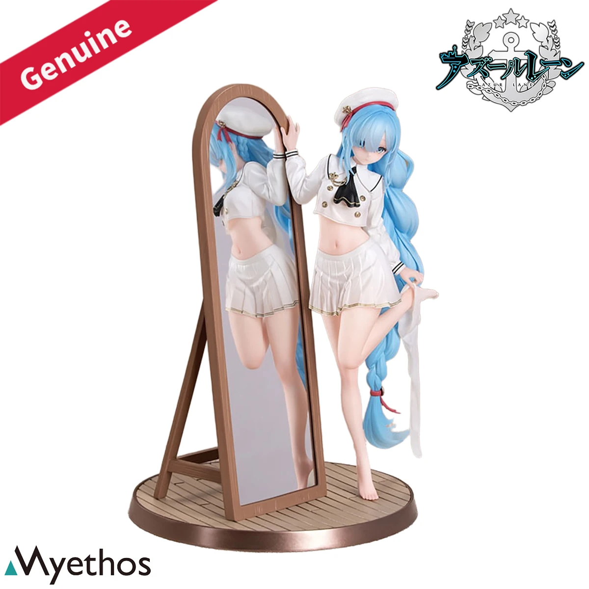 

In Stock Original Myethos Prepainted Gift+ Azur Lane Janus Fear of Changing... Clothes 1/8 H=195mm Game Figure Collection Gift
