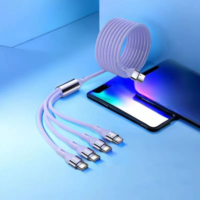 USB Loại A đến 4 Loại Bộ Chia Cổng Kết Nối Sạc Cáp Dropship