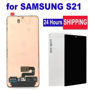 Bilashmart 6.2'' High Quality AMOLED LCD Samsung S21 SM G990F SM G990F/DS Touch Screen Display S21 5G SM G991B SM G991B/DS