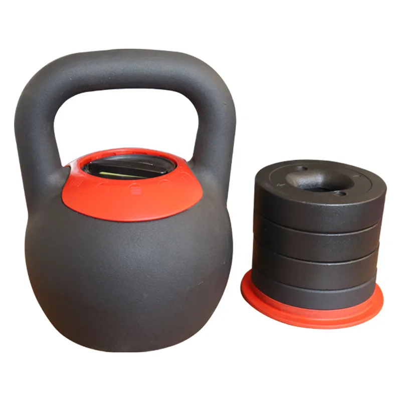 

Adjustable kettlebell hard type pure iron solid men's and women's fitness home hip training pot dumbbell hip squat training