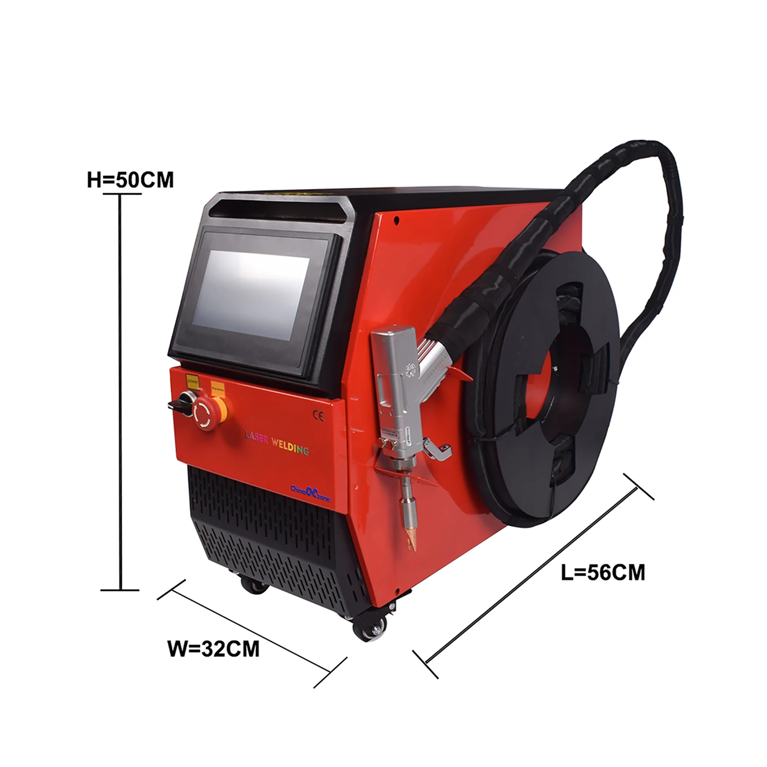 1200W Air Cooling Laser Welder Handheld Fiber Laser Welding Machine 4 in 1 Cutting Welding Cleaning for Metal Air Cooled Laser