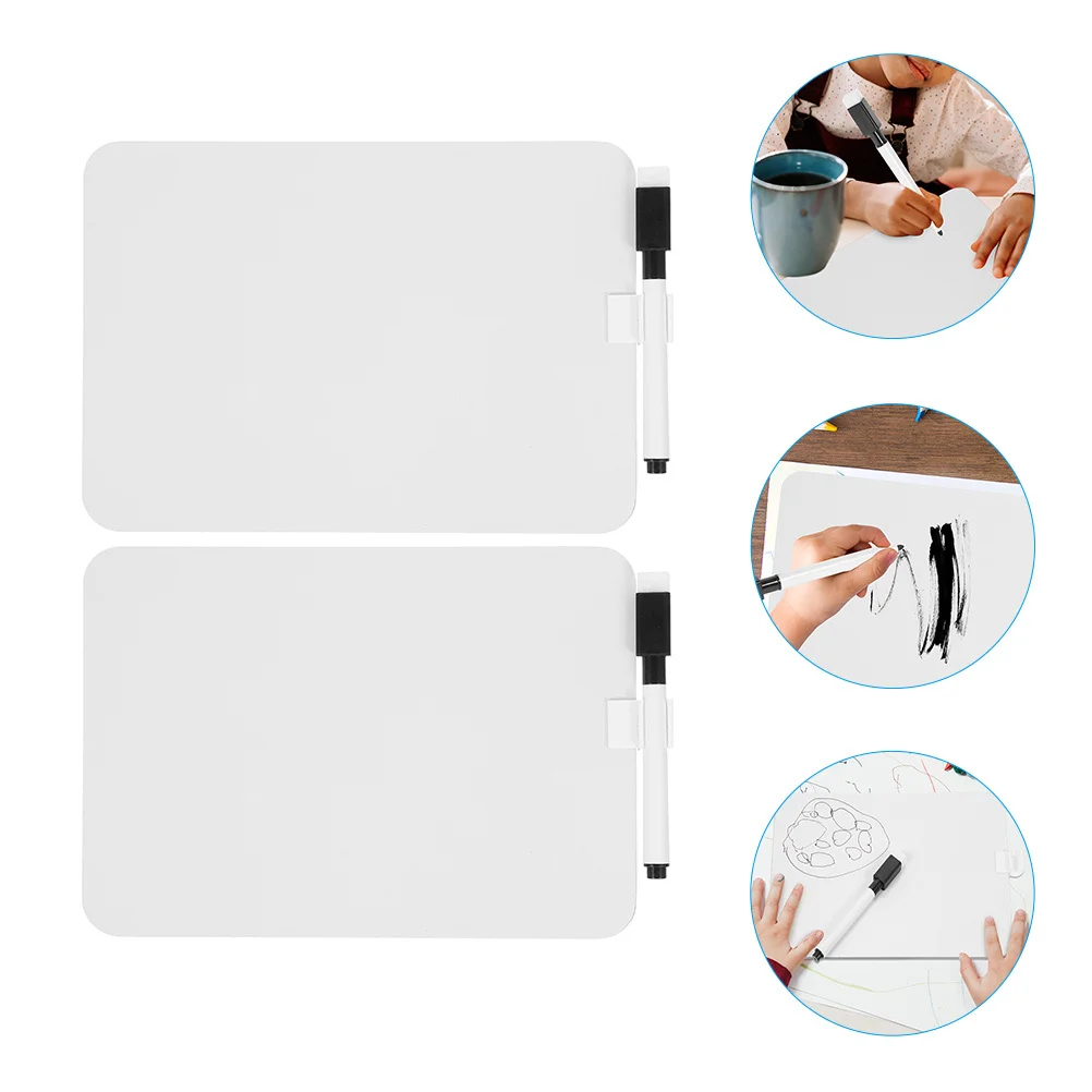 مجموعتان من لوحة الكتابة للأطفال، سبورة بيضاء قابلة للمسح للأطفال، لوحة رسم خفيفة الوزن، أداة تعلم عملية، سبورة صغيرة لـ #1