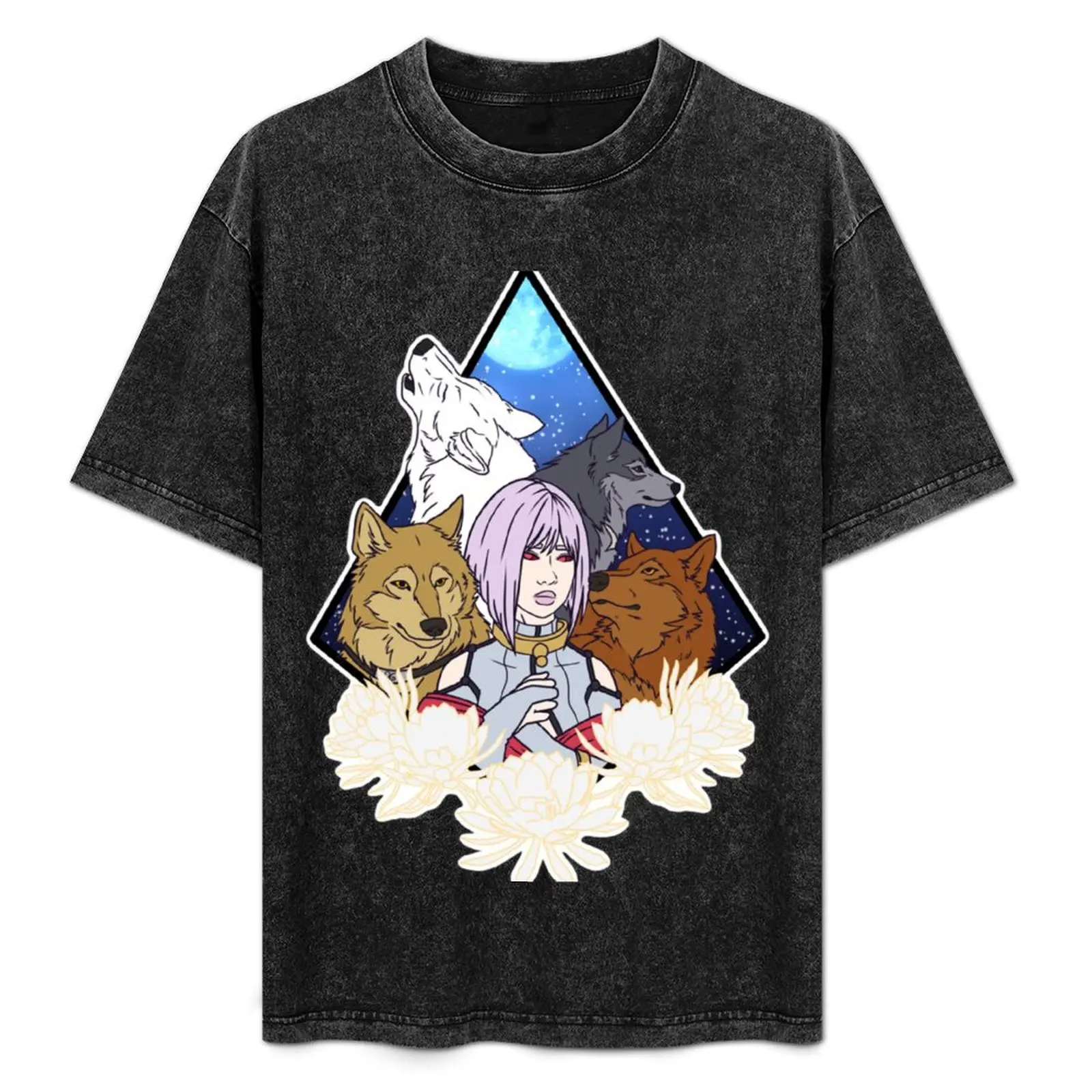Wolf’s Rain Classic T-Shirt baggy shirts anime clothes cotton graphic tees mens designer t shirt