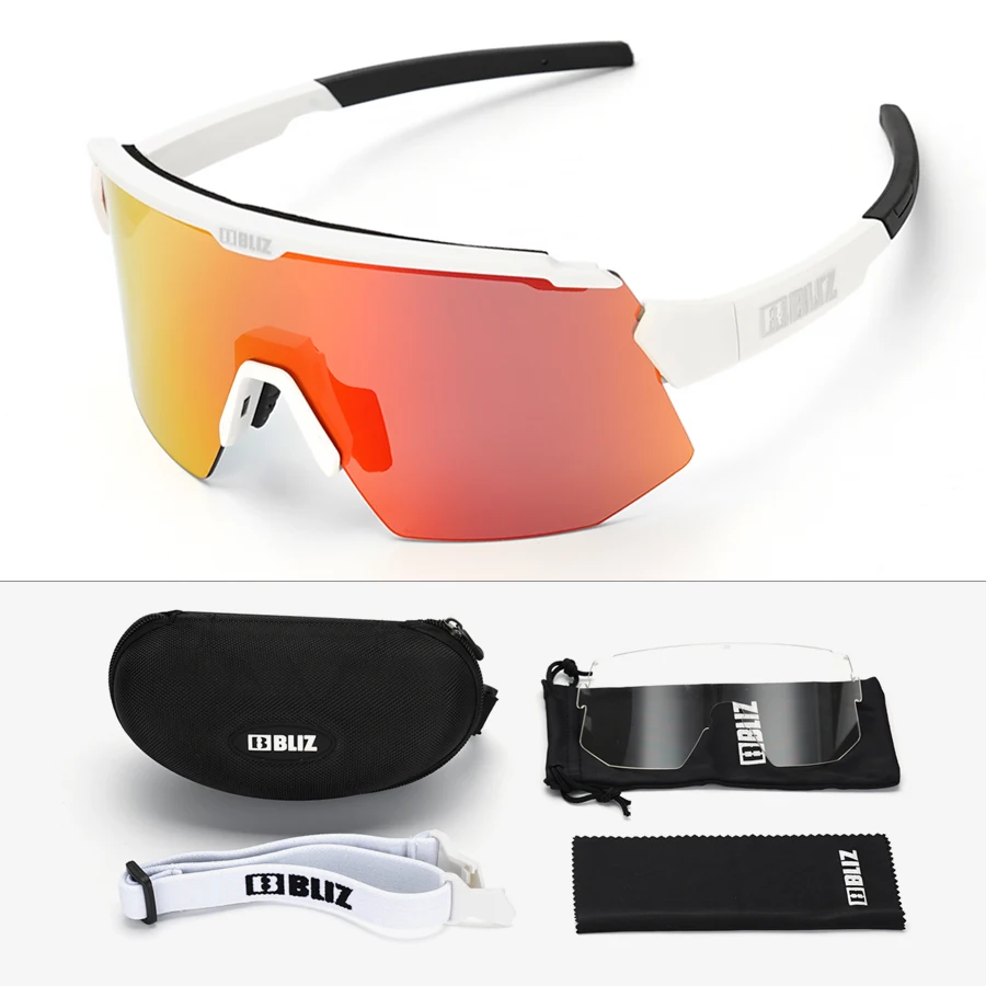 Bild 5: BLIZ Breeze Ultraleichte TR90 Sportsonnenbrille UV400 Modische Unisex Motorrad Winddichte Fahrrad MTB Lauf- und Angelbrille