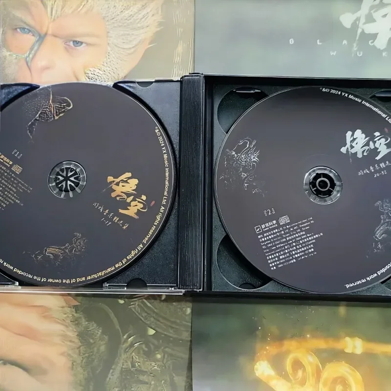 Black Myth: Wukong Album 4CDs 3A Masterpiece Game Soundtrack Commemorative Album Collection Full Set 4CDs