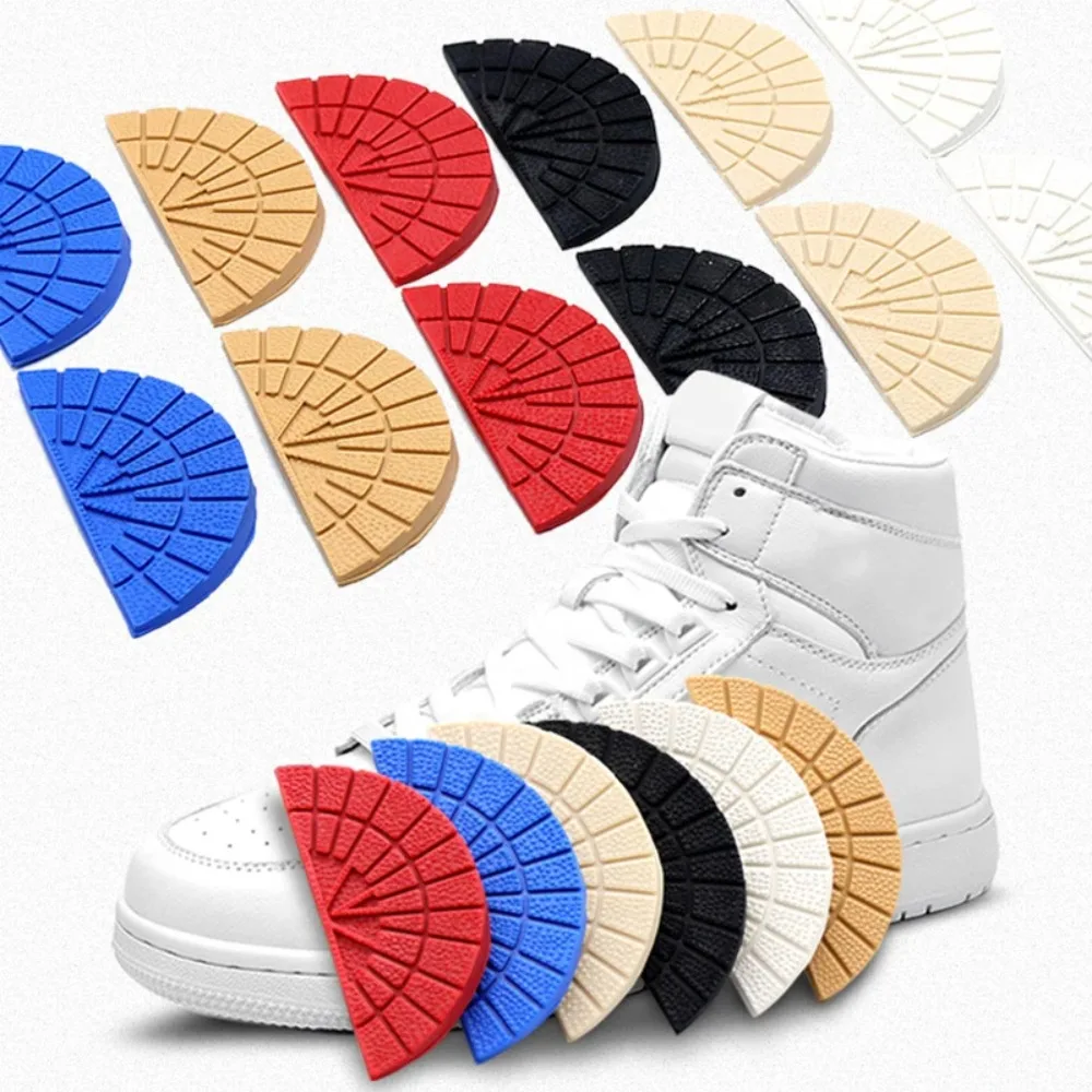 1pair Shoes Patch Outsole Sole Protectors Anti-Slip Wear-resistant Soles Stickers Rubber Shoes Repair Anti-Slip Heel Pads