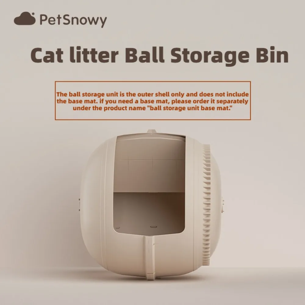 PetSnowy Ball Bin Base Mat for SNOW Smart Cat Litter Box Accessories Filter Screen Self-Cleaning Cat Toilet Waste Collection Box
