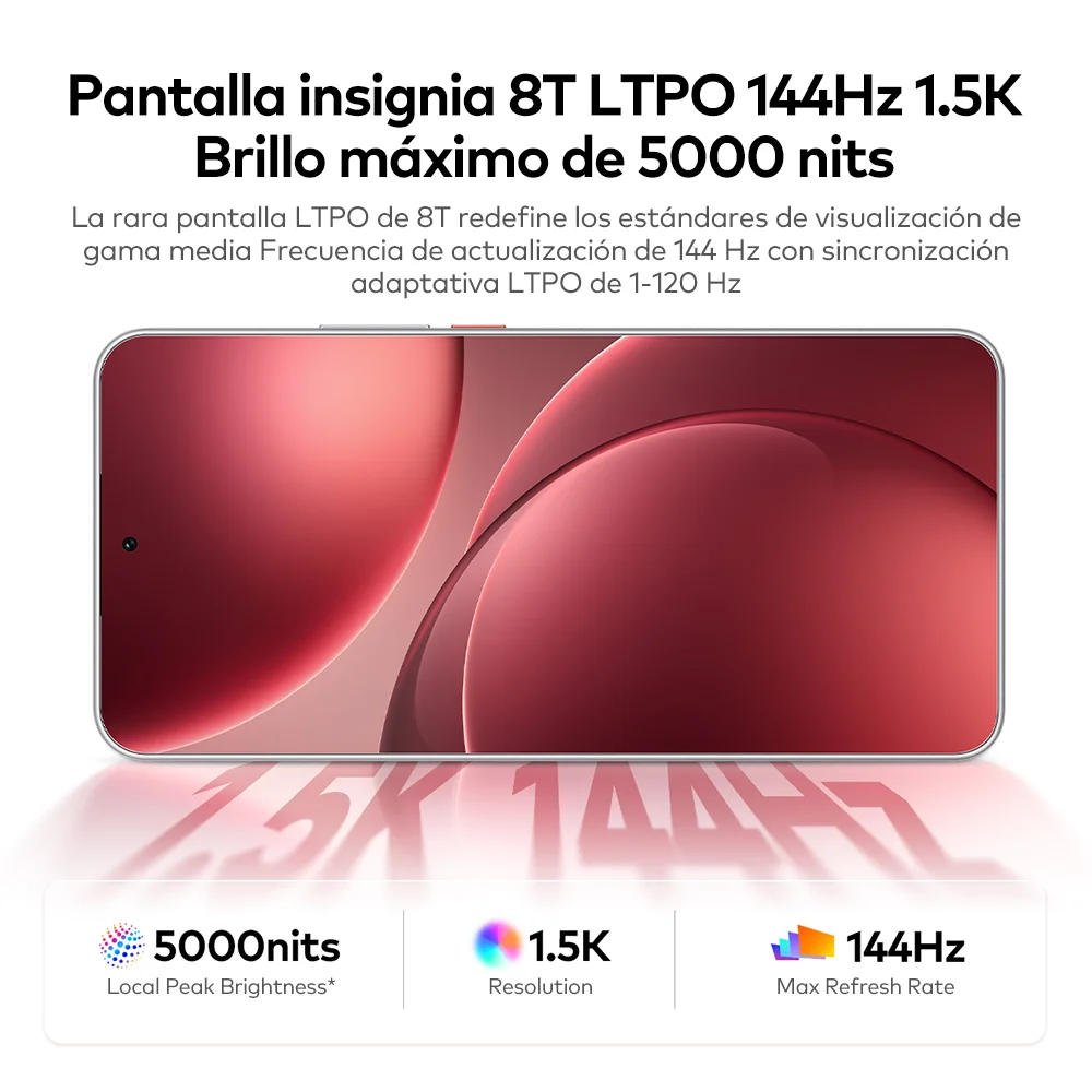 Meizu Lucky 08 الرائد 5G أندرويد 15 Flyme AI OS هاتف محمول ذكي شاشة 144 هرتز الهاتف الذكي Snapdragon 7s Gen 2 الهاتف المحمول