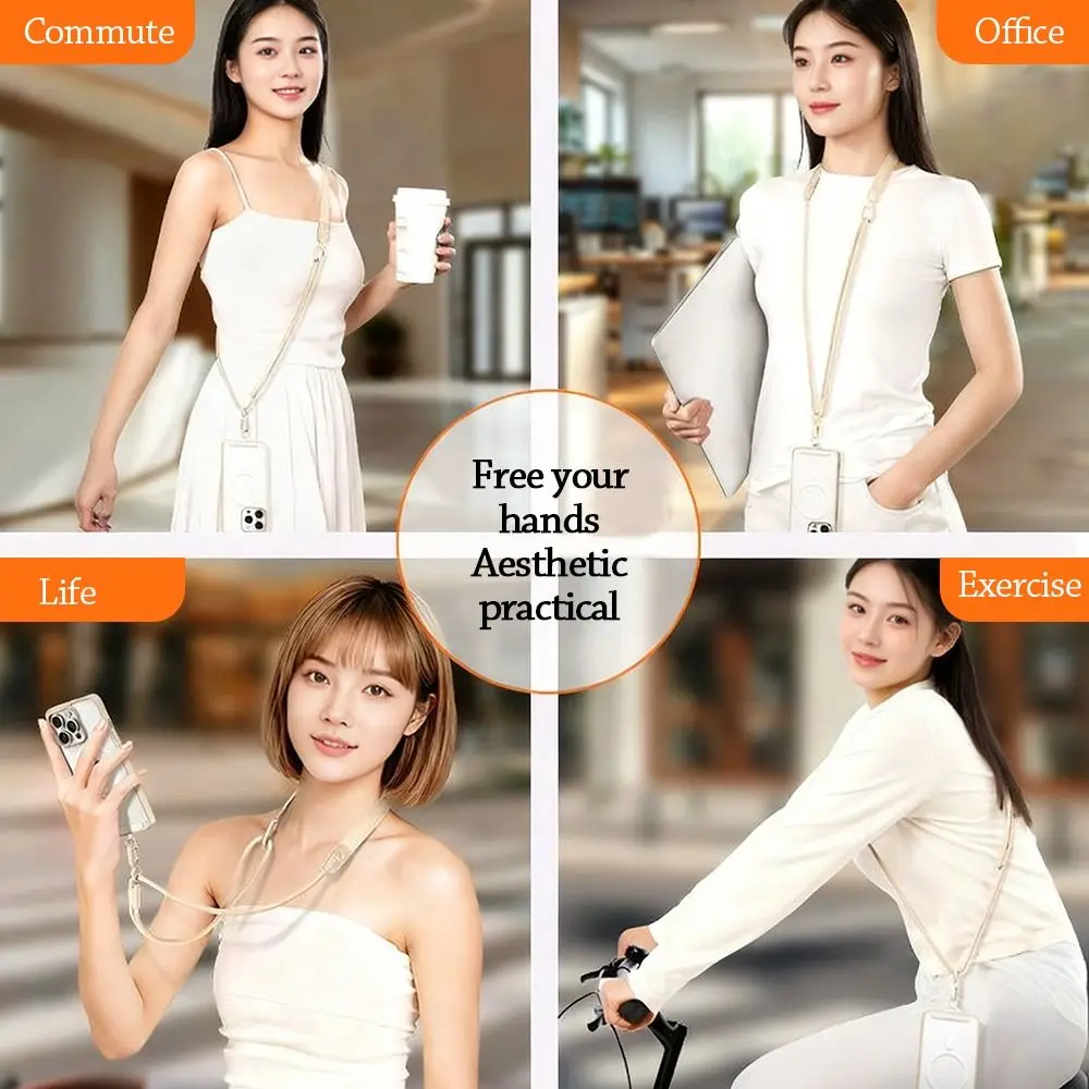 

Ремешок для мобильного телефона с регулируемой длиной, подвесные аксессуары для телефона, широкие цветные ремни с прокладкой, ремень для сумки унисекс