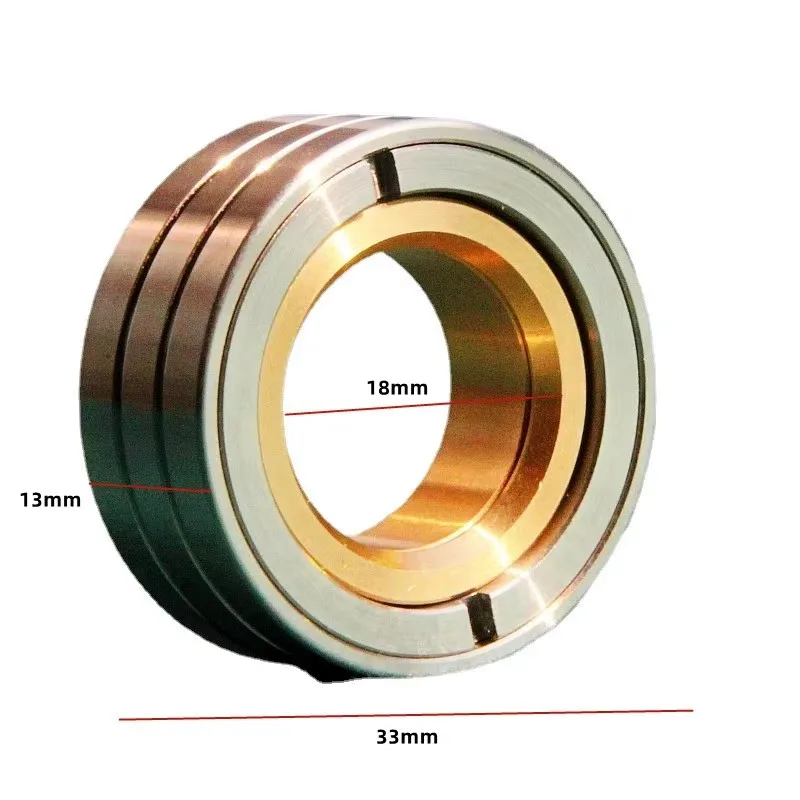 

Metal Stainless Steel Machinist Paragraph Ring Fingertip Gyro Antistress EDC Hand Spinner Fidget Toy for Adults And Kids Gift