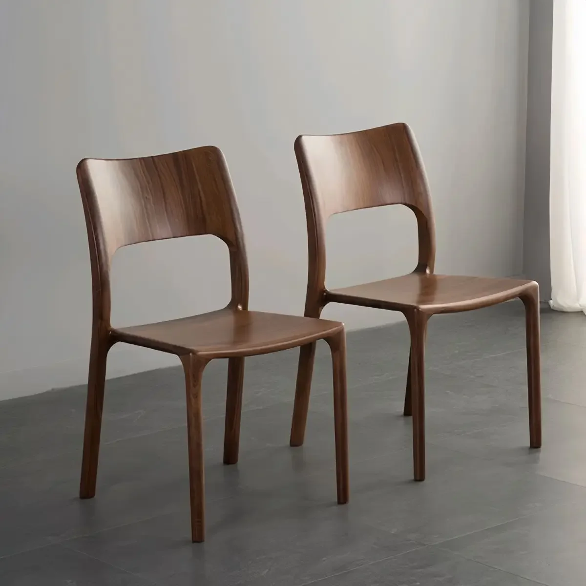 Dining Chair North American Black Walnut Ash Premium Chair Villa