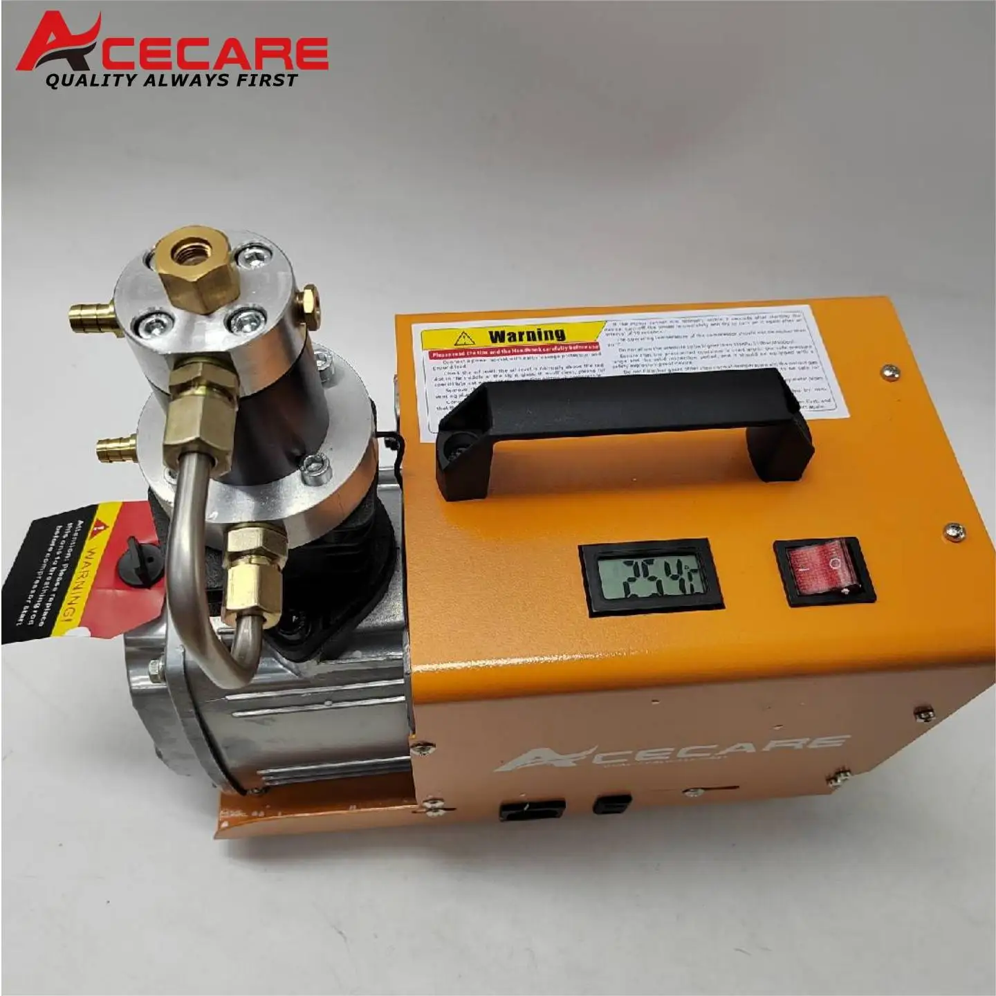 ACECARE kompresor udara listrik, ES031 4500Psi 300bar PCP kompresor udara tekanan tinggi tangki selam Scuba PCP 220V/110V