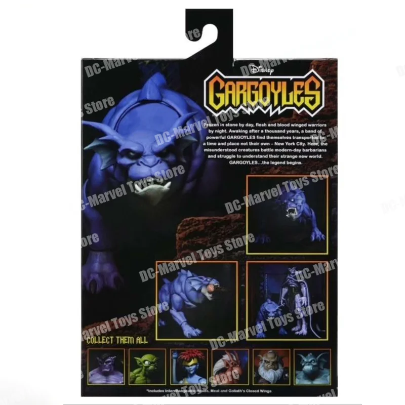 متوفر في المخزون Neca Gargoyles Bronx في نهاية المطاف التنين الليلي كلب كبير ملحق حلية نموذج تمثال أنيمي الشكل لعبة هدية مخصصة