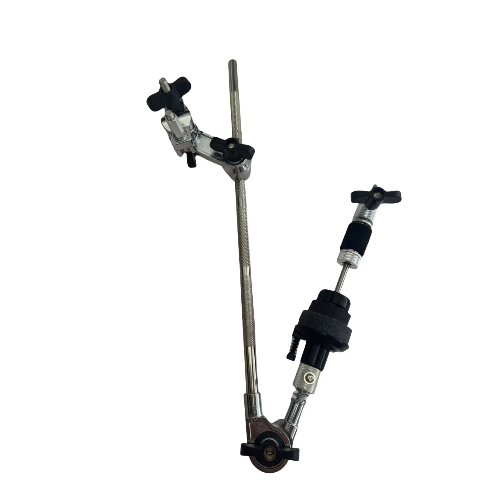 Drum Hi-Hat Stand Accessory, Auxiliary Hi-Hat Bracket with Tension Adjuster, Replacement Drum Hardware Part