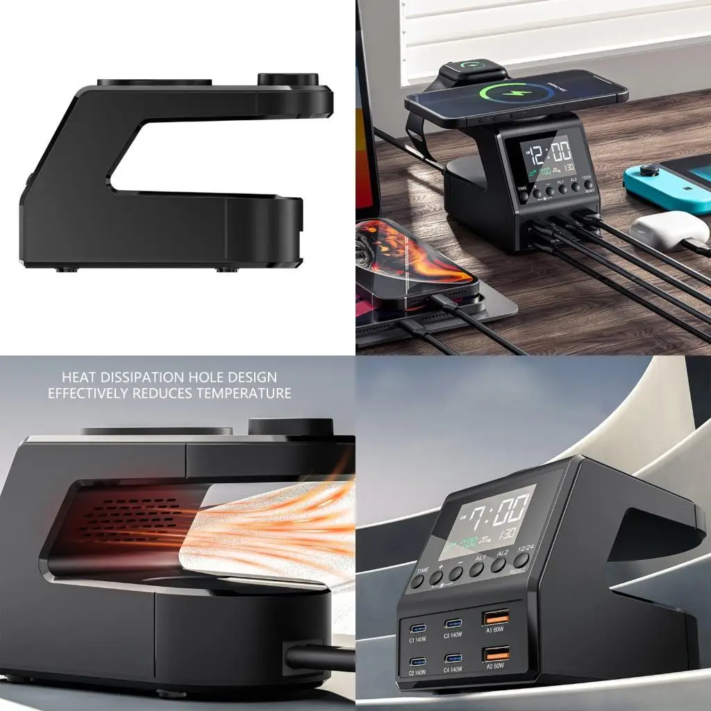 

Организаторы зарядки настольных компьютеров 240 Вт беспроводной зарядной док