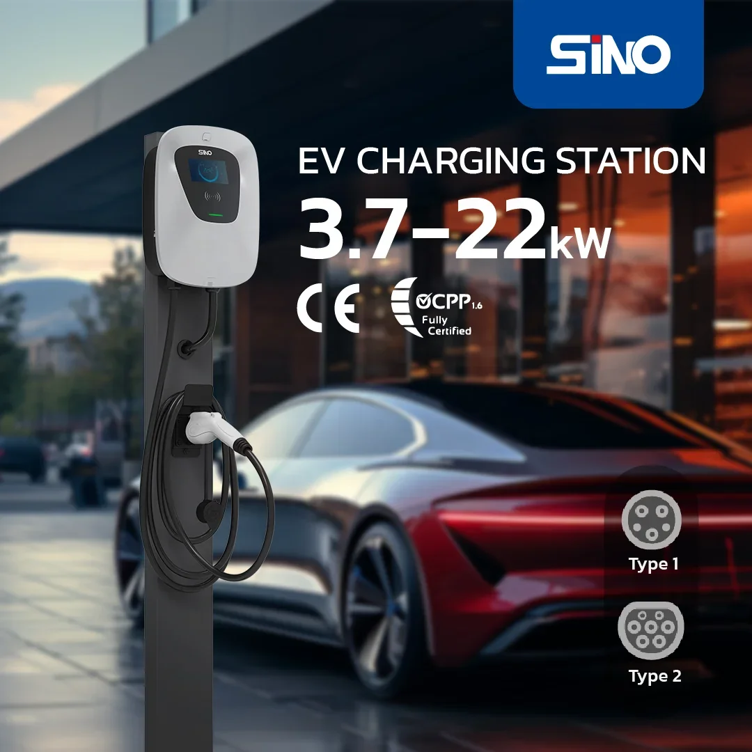 

EV Charger Manufacturer 32A 7kw 11kw 22kw Wall-mounted Electric Charging Stations Support OCPP 1.6 JSON/ OCPP 2.0.1