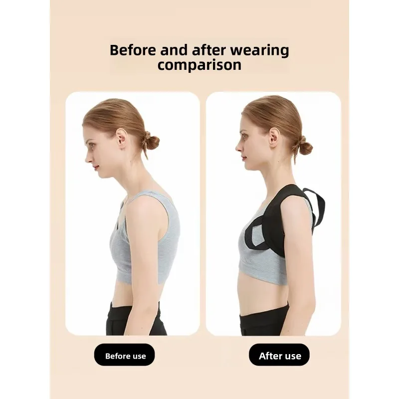 Adjustable Back Posture Corrector Belt, Shoulder Lumbar Support Strap for Hunchback Posture Correction Body Shaping