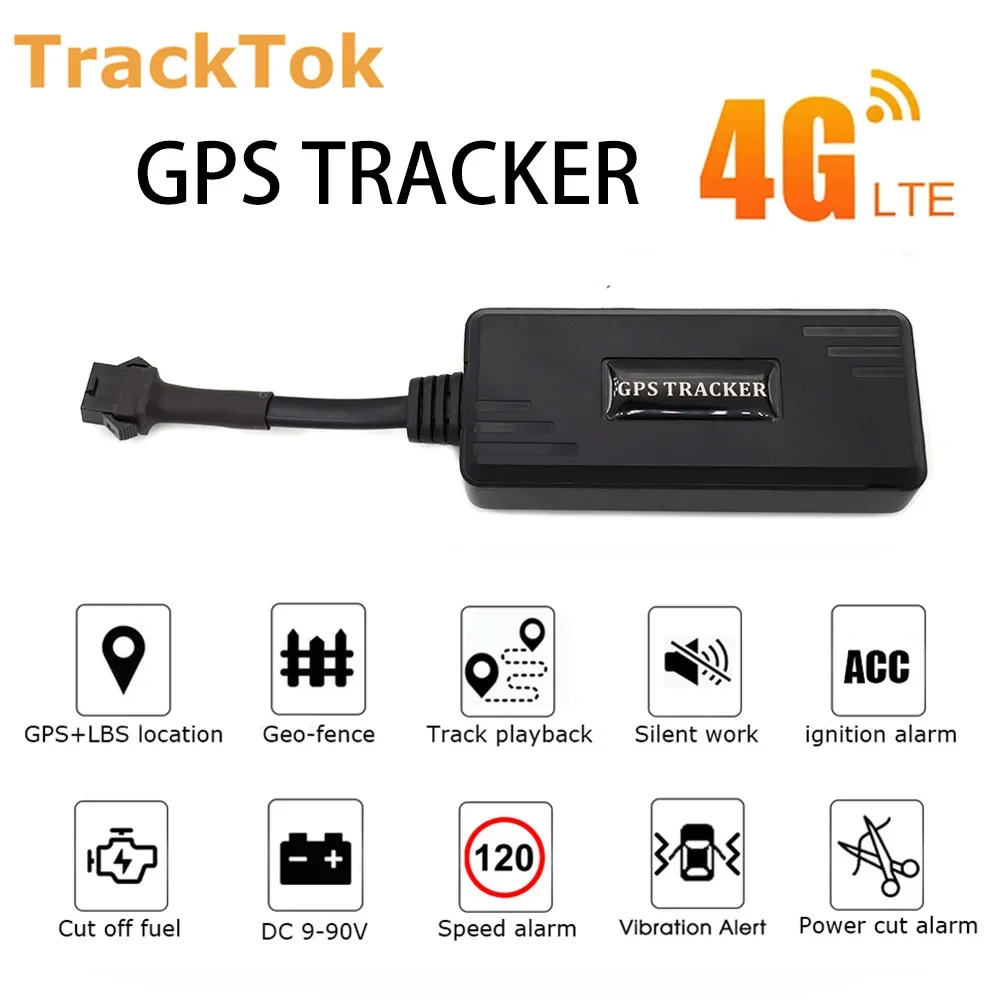 GT06 GPS Vehicle Tracker RealTime AntiTheft Fuel CutOff Engine Lock Vibration Alarm Overspeed Alert Free Tracking Platform