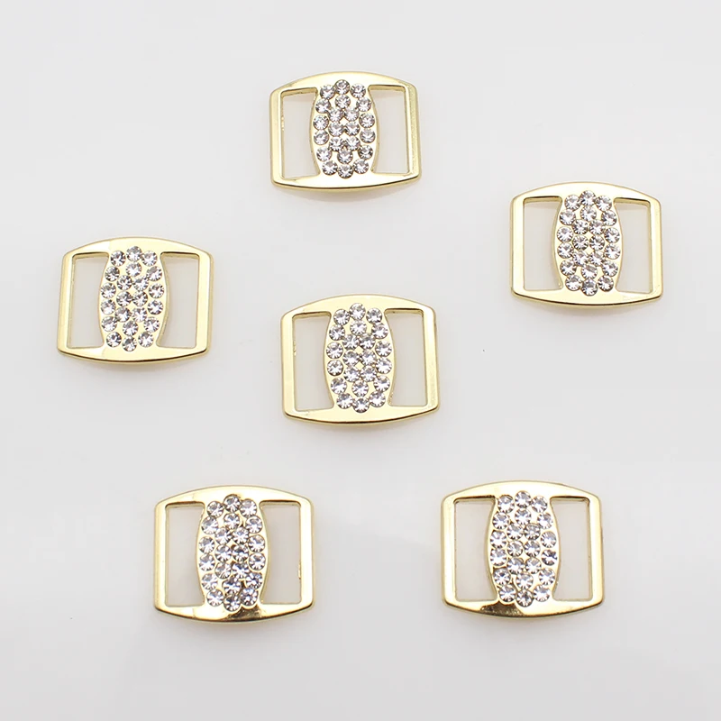 ZMASEY New Fashion 10*15mm eight characters Buckles 10pcs/lot Metal Buckles for Wedding Belt Craft Ribbon Accesories Decoration