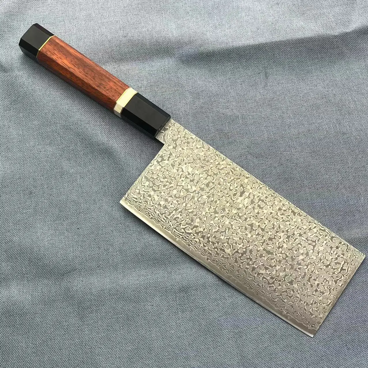 

7.5 Inch Chinese Chef Knife Damascus Steel Blade Handmade Slicing Cleaver Professional Longquan Kitchen Knives Cooking Tools