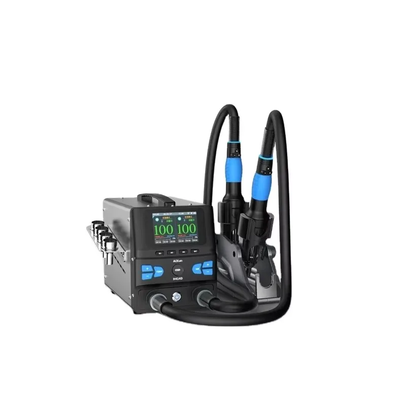 Aixun H414D 1400 Вт умная станция для распайки с двойной станцией, пистолет горячего воздуха для ремонта мобильных телефонов, подключается через Bluetooth WIFI Hot Aixun H414D 1400 Вт умная станция для распайки с двойной станцией, пистолет горячего воздуха для ремонта мобильных телефонов, подключается через Bluetooth WIFI Hot