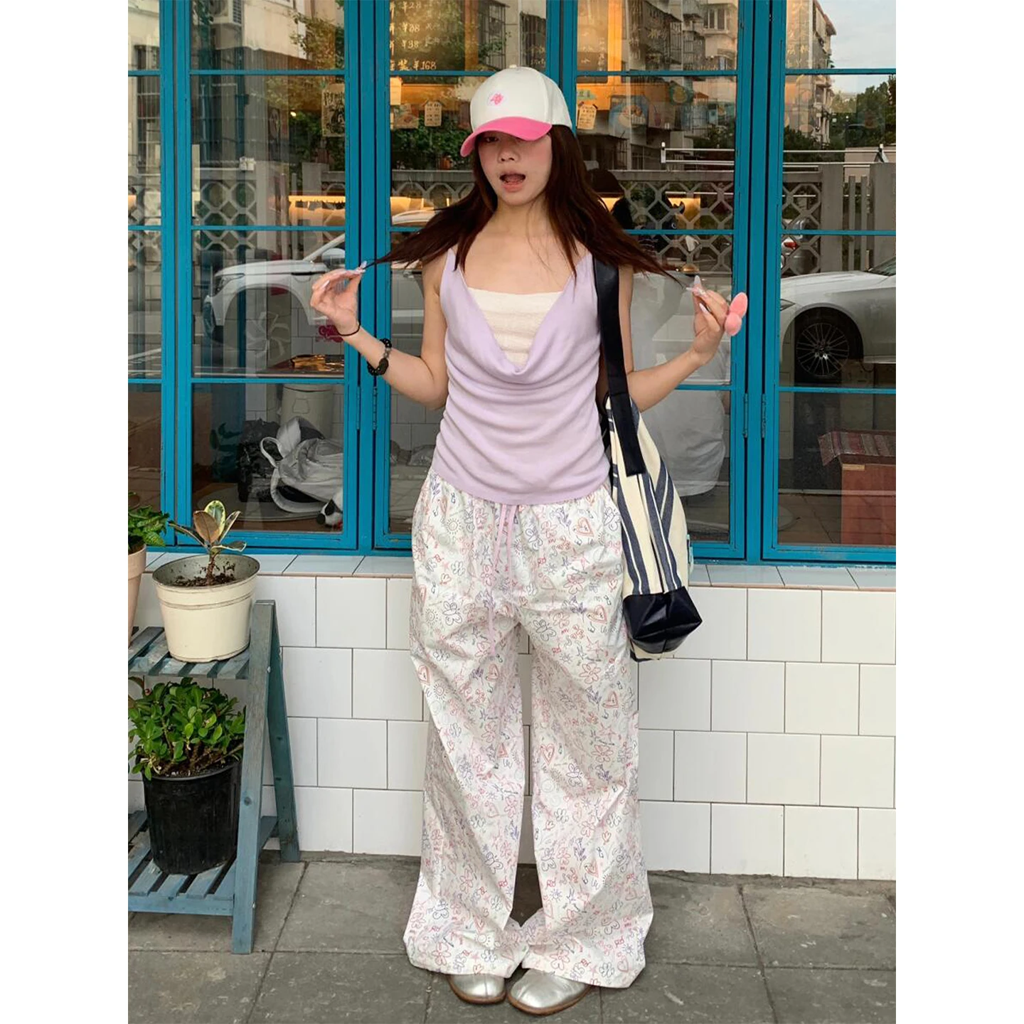 

Брюки женские, униформа, зимняя милая вязаная плюшевая флисовая подкладка для девочек, уютная домашняя одежда с завязками, домашняя одежда для отдыха, женские теплые пряные брюки