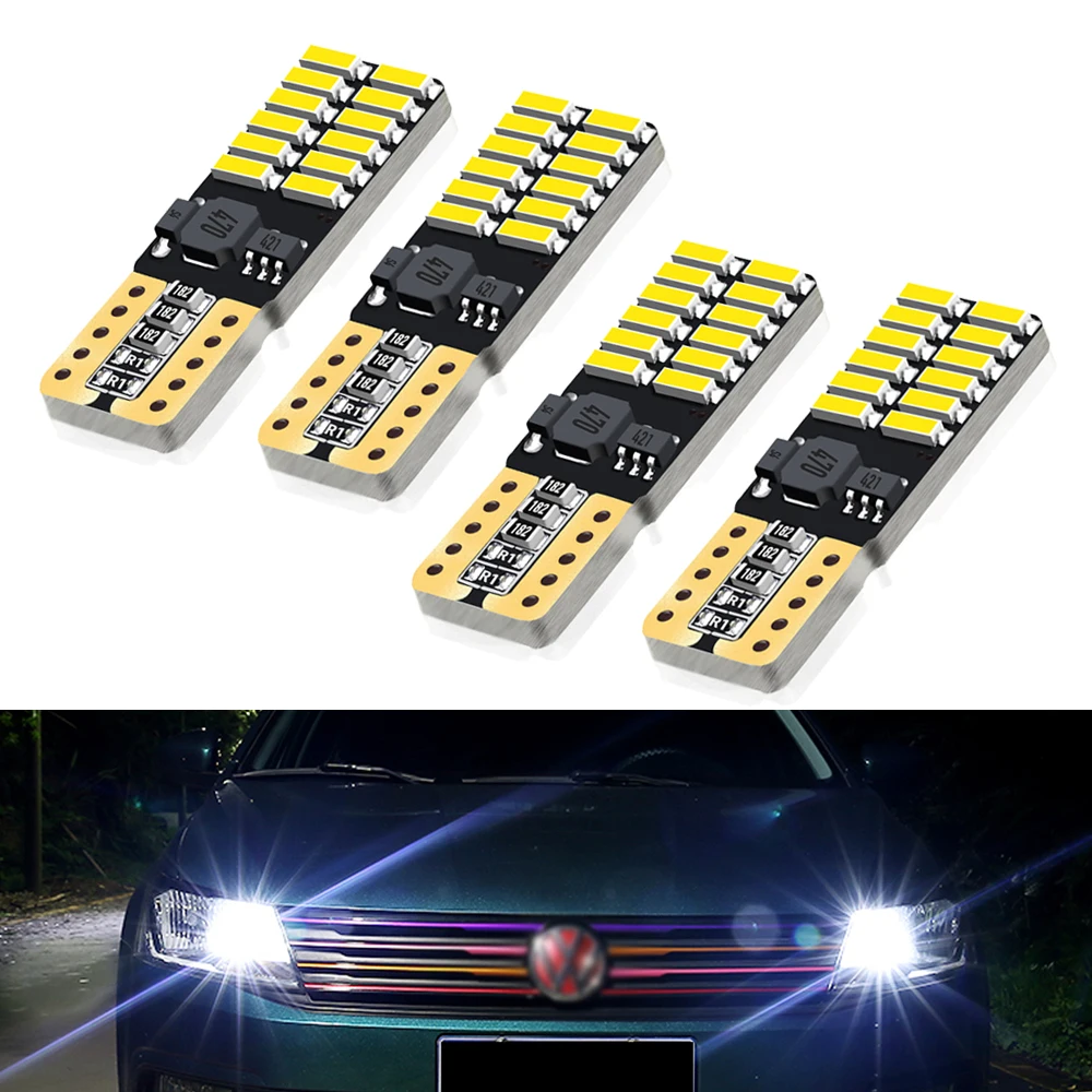 

2/4/6/10Pcs Canbus W5W T10 Car LED Bulb Position Lamp Interior Lights for Ford Focus mk2 Tesla Model Y Peugeot 208 3008 Audi A4