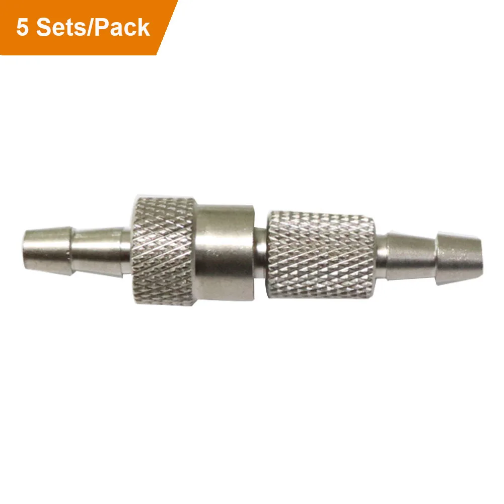 NIBP Cuff Air Hose Connector Set Knurled‑Grip Air Tube Adapter Blood Pressure Monitor Replacement Spare Accessories
