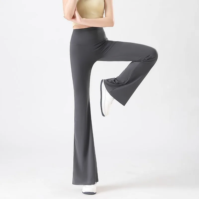 

Women's High Waist Flare Yoga Pants Butt Lifting Casual Leggings with Back Pocket