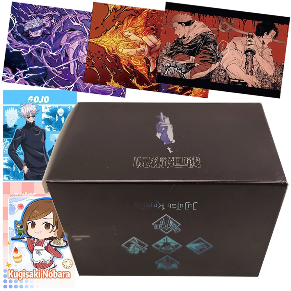 

Jujutsu Kaisen Collection Card Creative Passion Fantasy Anime Peripheral Gojo Satoru Geto Suguru Fun Card Children's Desktop Toy