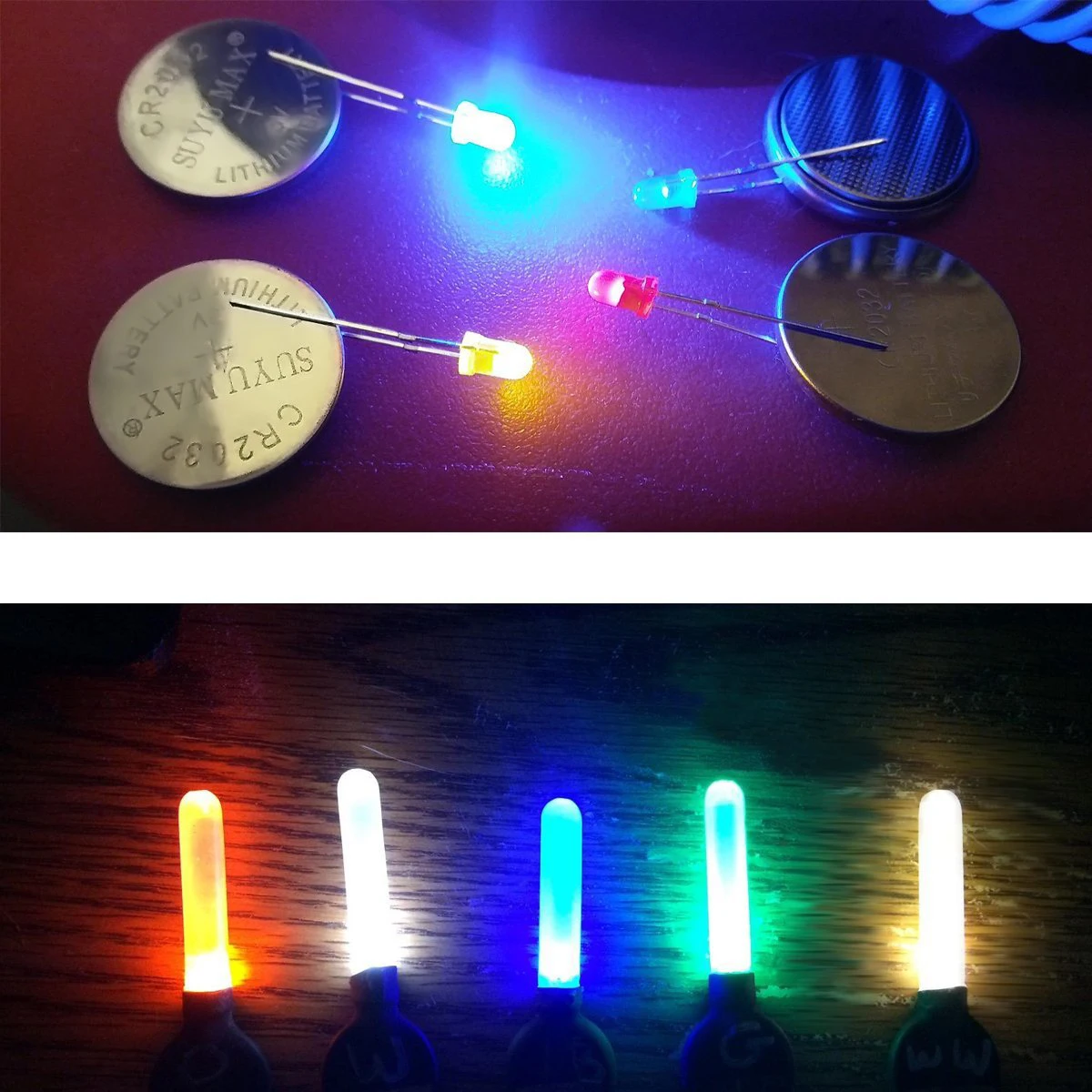 

500 Pcs LED Light Assorted Color Diodes Emitting Kit 5mm Diffused Set Assortment