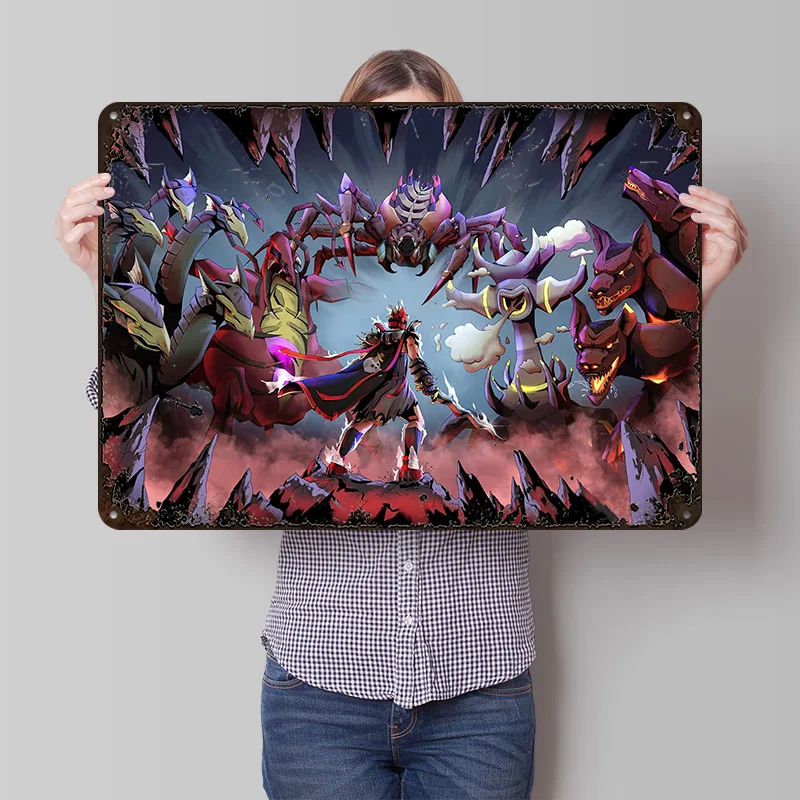 Old School Runescape - The Slayer Metal Poster Customized Wall Art Retro Vintage Tinplate Signs for Gaming Room Decoration Cozy