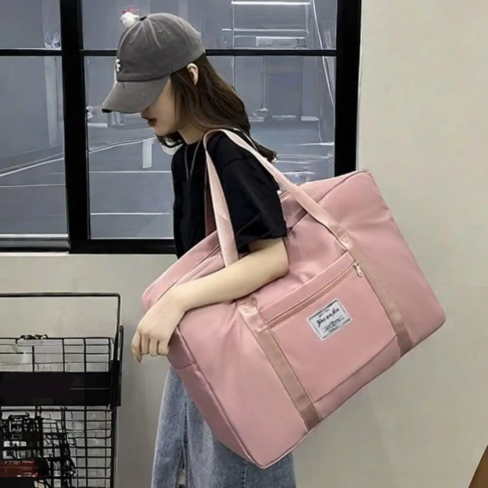 حقيبة تخزين واق من المطر خفيفة الوزن محمولة، أمتعة ذات سعة كبيرة، حقيبة كتف، مستلزمات سفر قابلة للطي #4