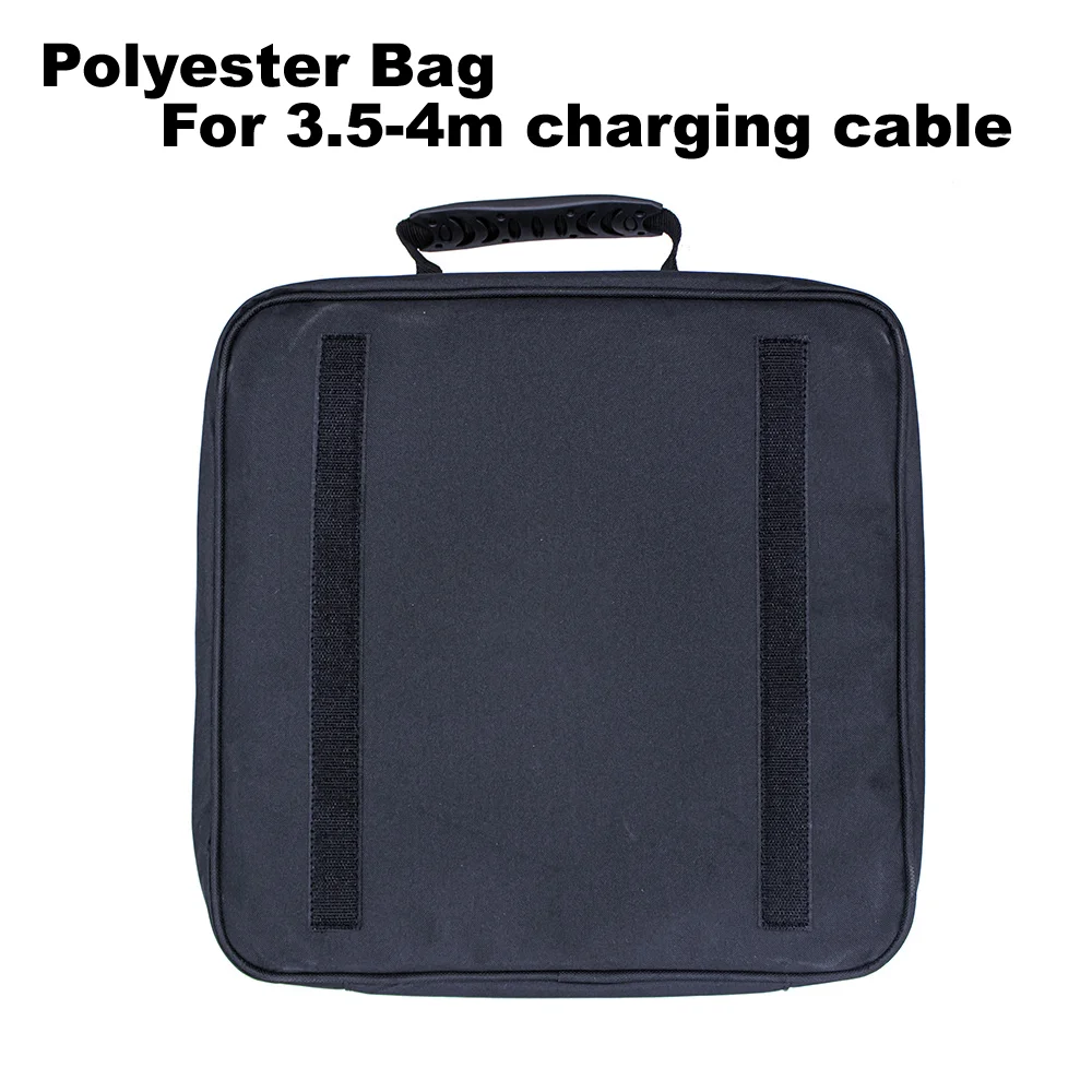 Polyester Material New Energy Electric Vehicle Charging Cable Bag for Portable 3.5m 4M EV Charger