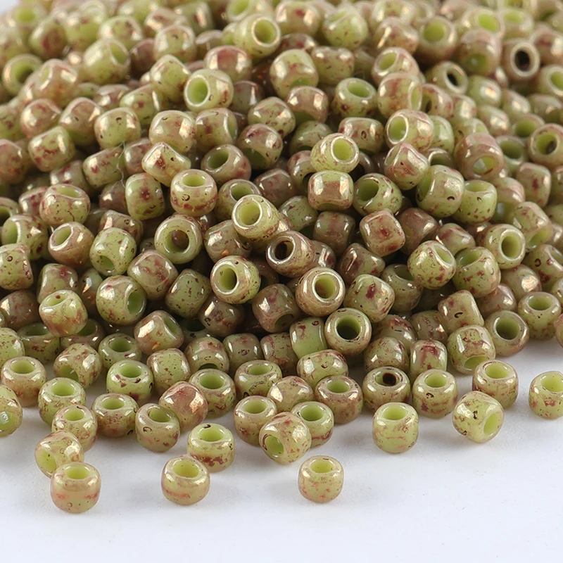 10 g/Röhrchen TOHO 11/0 Glasperlen der Marmorserie, importiert aus Japan. Schmuckzubehör ist für alle Arten von handgefertigten DIY-Produkten geeignet. – Detail 1