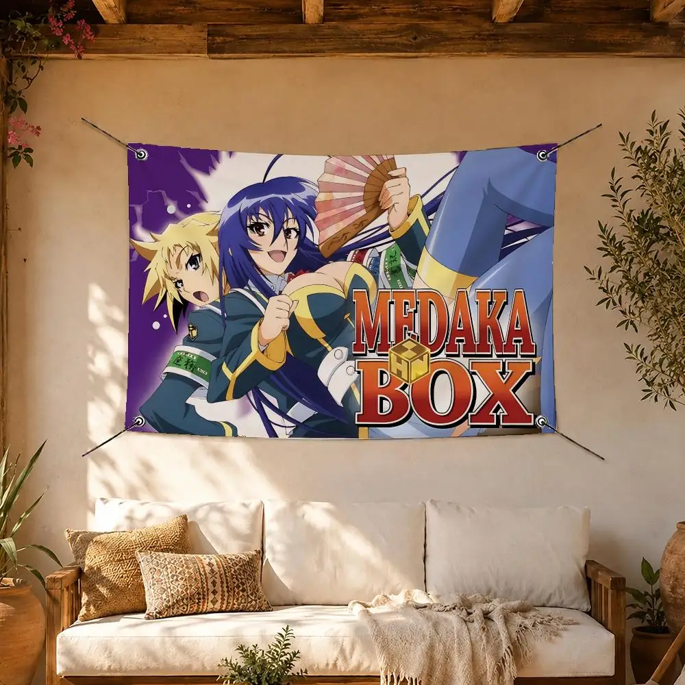Smart Anime Medaka Box Flags Room Home Decor Wall‑Hanging Art Banner, Outdoor for Bedroom Party Background Decoration